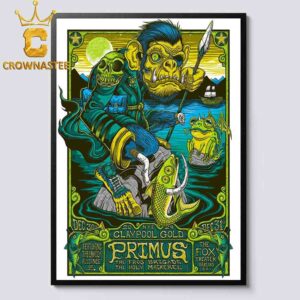 Primus New Years EVE NYE Oakland CA 2024 The Fox Theater On December 30th Home Decor Poster Canvas