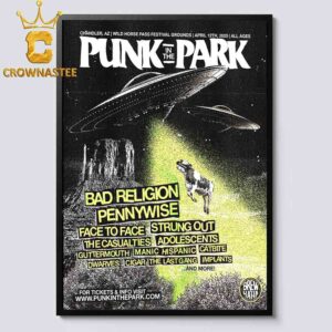 Punk In The Park Chandler AZ On April 12th 2025 Home Decor Poster Canvas