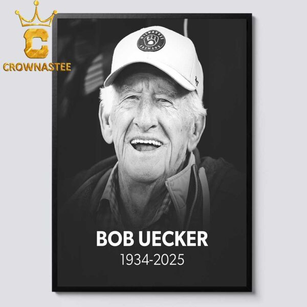 RIP Bob Uecker 1934 2025 Hall Of Fame Home Decor Poster Canvas