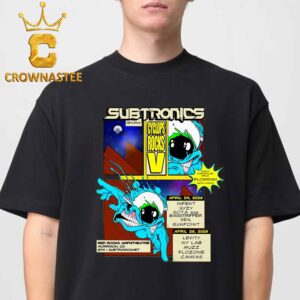 Subtronics Cyclops Rocks V Red Rocks Amphitheatre 2025 Morrison CO On April 24th 25th Unisex T Shirt