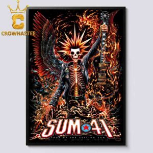 Sum 41 Scotiabank Arena 2025 Toronto ON On January 28th 30th Tour Of The Setting Sum Home Decor Poster Canvas