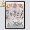 Ohio State Buckeyes College Football Playoff 2025 Rose Bowl Champions Victory Ahead Home Decor Poster Canvas