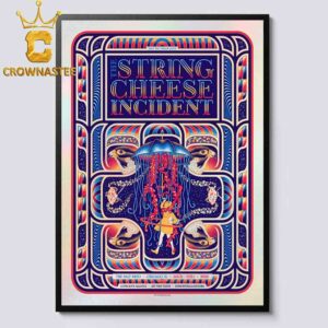 The String Cheese Incident The Salt Shed 2025 Chicago IL On January 31st Ad February 1st Home Decor Poster Canvas