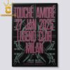 Touché Amoré Band Muchen Dresden Berlin Hamburg Munster Koln Germany 2025 With Trauma Ray Home Decor Poster Canvas