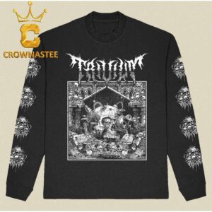 Trivium Skull All Over Print Long Sleeve Sweater