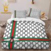 Best Gucci Bee Hot Fashion Logo Premium Luxury Brand Bedding Set Home Decor Duvet Cover Set