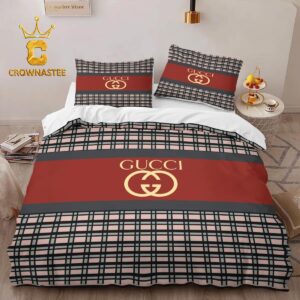 Best Gucci Caro Fashion Logo Premium Luxury Brand Bedding Set Home Decor Duvet Cover Set