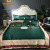 Best Gucci Dark Snake Fashion Logo Premium Luxury Brand Bedding Set Home Decor Duvet Cover Set