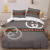 Best Gucci Donald New Fashion Logo Premium Luxury Brand Bedding Set Home Decor Duvet Cover Set