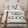 Best Gucci Mickey Black Limited Luxury Brand Bedding Set Home Decor Duvet Cover Set