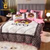 Best Gucci Mickey Mouse New Fashion Logo Premium Luxury Brand Bedding Set Home Decor Duvet Cover Set