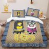 Best Gucci Ms Mickey Black Fashion Logo Luxury Brand Bedding Set Home Decor Duvet Cover Set