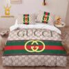 Best Gucci Ms Mickey Black Fashion Logo Luxury Brand Bedding Set Home Decor Duvet Cover Set