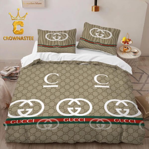 Best Gucci New Limited Edition Luxury Brand Bedding Set Home Decor Duvet Cover Set