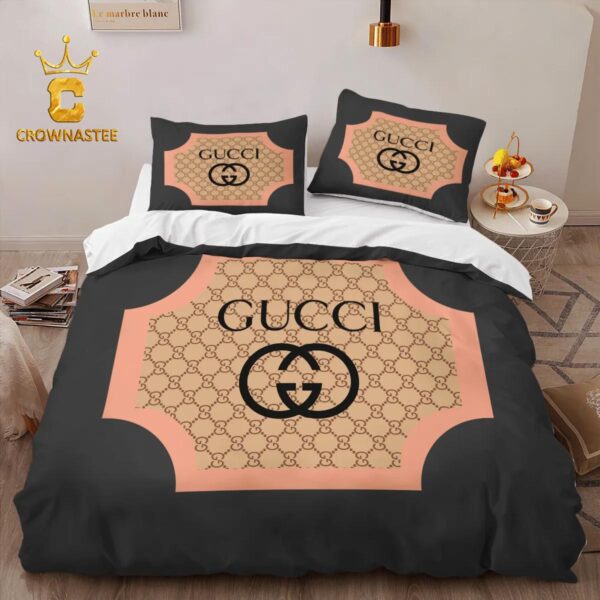 Best Gucci New Luxury Brand Hot Bedding Set Home Decor Duvet Cover Set