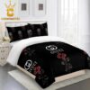 Best Gucci Red Wine Logo Luxury Brand Bedding Set Bedroom Home Decor Bedspread Duvet Cover Set