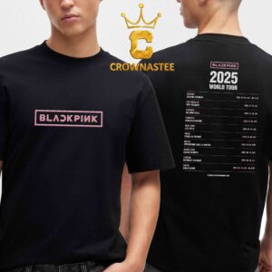 Blackpink 2025 World Tour Dates Logo Unisex T-Shirt Hoodie Sweater