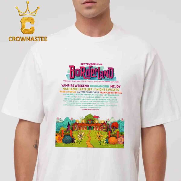 Borderland Festival 2025 East Aurora New York Knox Farm State Park From September 12th To 14th Lineup Classic T-Shirt