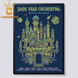 Dark Star Orchestra Winter Tour 2025 Dates Home Decor Poster Canvas