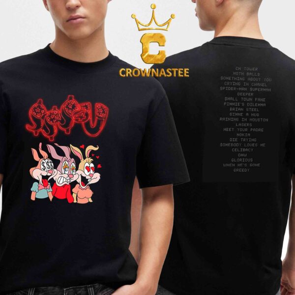 Drake And PARTYNEXTDOOR Some Sexy Songs 4 U Album Tracklist SSS4U Two Sided T-Shirt