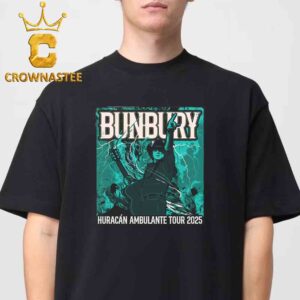 Enrique Bunbury 2025 Huracán Ambulante Tour Classic T-Shirt Hoodie Sweater