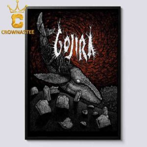 Gojira A Ghost In The Void World Whale Day Collection Rockabilia Exclusive Limited Decor Poster Canvas Crown