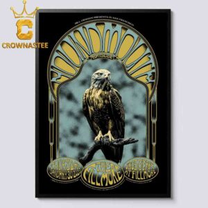 Houndmouth The Fillmore San Francisco On January 30th 2025 Home Decor Poster Canvas