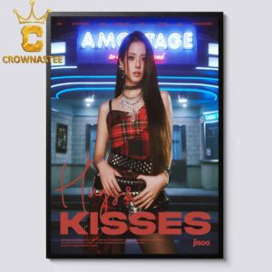 Jisoo Hugs And Kisees Mini Album Amortage Concept Poster Home Decor Canvas Home Decor Poster Canvas