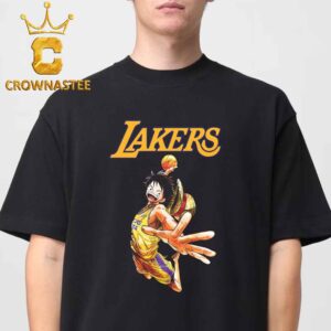 Los Angeles Lakers x One Piece Game Night Collab February 28th 2025 Unisex T-Shirt Hoodie Sweater