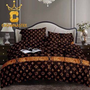 Louis Vuitton Big Logo Comforter Luxury Brand Dynasty Bedding Sets