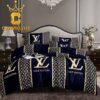 Louis Vuitton Big Logo Comforter Luxury Brand Dynasty Bedding Sets