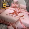 Louis Vuitton Big Logo Luxury Bedding Sets Duvet Cover