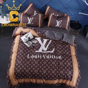 Louis Vuitton Big Logo Luxury Pattern Comforter Bedding Sets