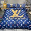 Louis Vuitton Big Logo Luxury Pattern Comforter Bedding Sets