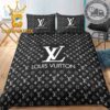 Louis Vuitton Big Logo Pattern Luxury Brand Comforter Bedding Sets