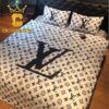 Louis Vuitton Big Logo Grey Comforter Bedding Sets