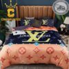 Louis Vuitton Pattern Luxury Bedding Sets Duvet Cover Bedspread