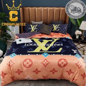 Louis Vuitton Luxury Soft Bedding Sets Pillow Duvet Cover