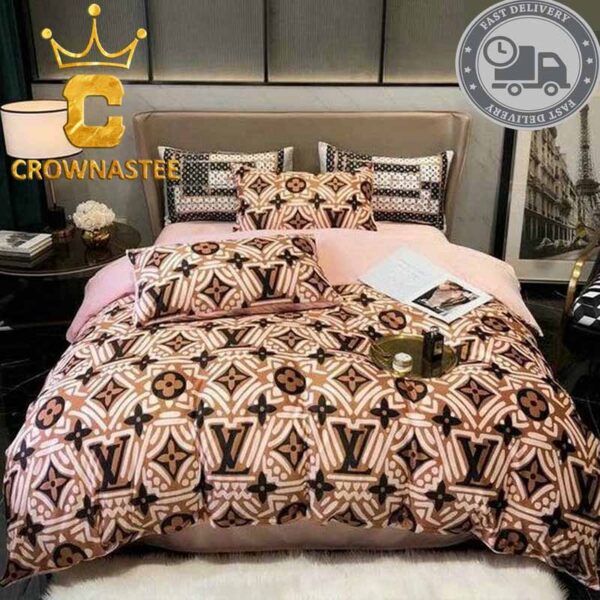 Louis Vuitton Pattern Luxury Comforter Bedding Sets Duvet Cover Bedspread