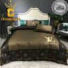 Louis Vuitton Pattern Luxury White Bedding Sets Duvet Cover Bedroom