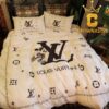 Louis Vuitton White Bedding Sets Duvet Cover Pillow