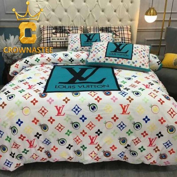 Louis Vuitton White Bedding Sets Duvet Cover Pillow