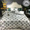 Louis Vuitton White Bedding Sets Duvet Cover Pillow