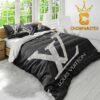 Louis Vuitton x Supreme Big Logo Comforter Bedding Sets Bedroom Sets Duvet Cover Bedspread