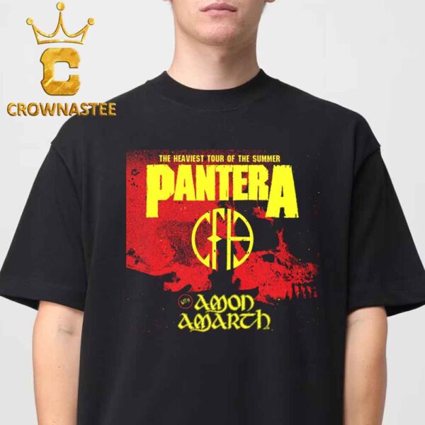 Pantera Heaviest Tour Of The Summer 2025 Tour Classic T-Shirt Hoodie Sweater