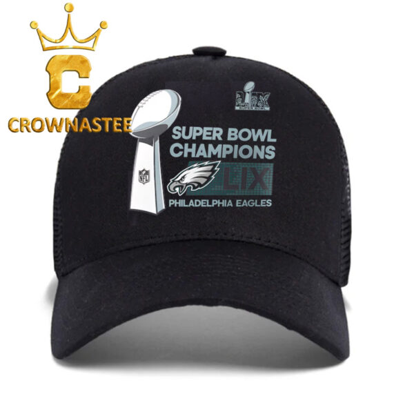 Philadelphia Eagles Super Bowl LIX Champions Locker Room Trophy Collection Classic Hat Cap