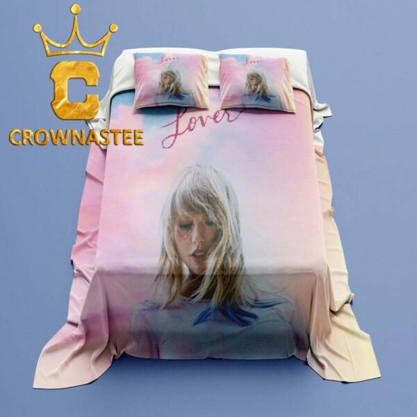 Taylor Swift Lover Album Cover Bedding Set Bedspread Duvet Cover Set
