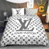 White Louis Vuitton Bedding Sets Duvet Cover Bedspread