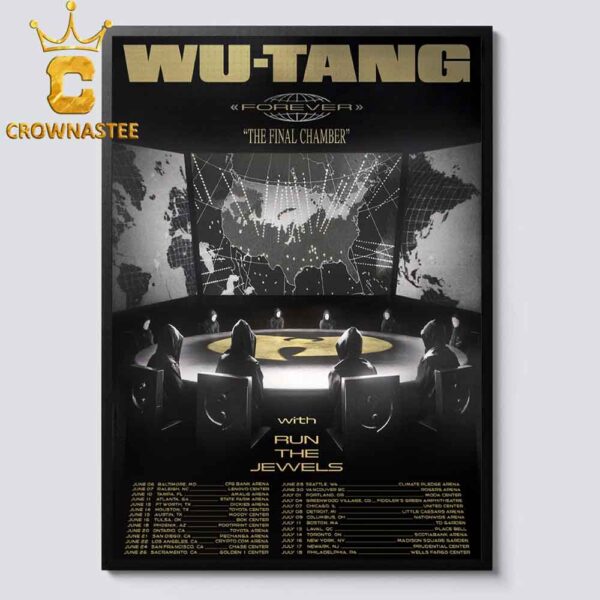 Wu Tang Clan The Final Chamber Tour 2025 With Run The Jewels Home Decor Poster Canvas