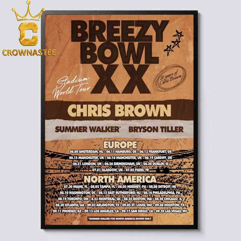 Chris Brown Tour Dates 2025 